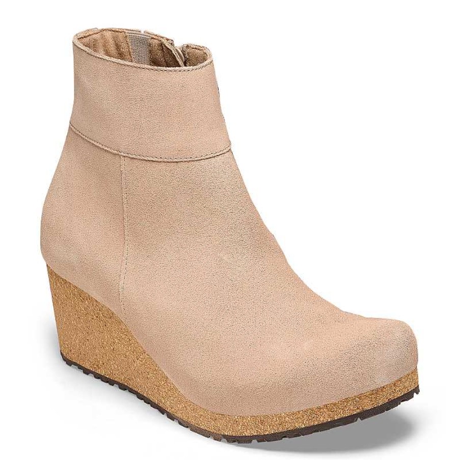 Women Birkenstock | Women'S Birkenstock Ebba Warm Sand Suede