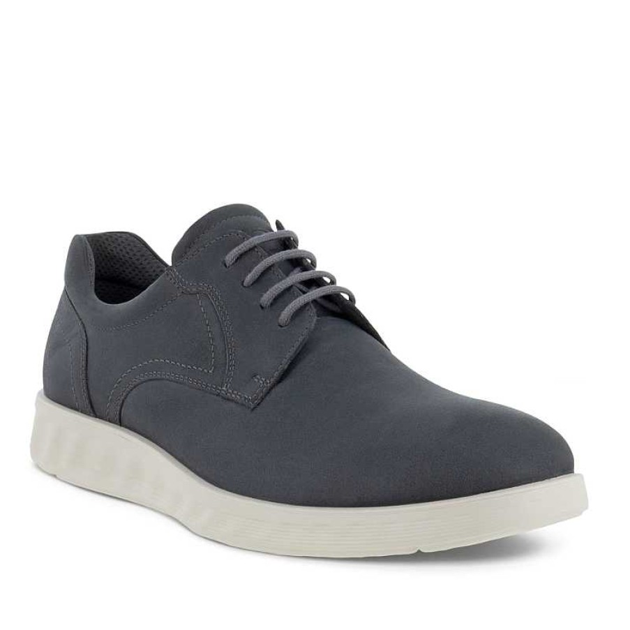 Men ECCO | Men'S Ecco S Lite Hybrid Plain Toe - Magnet Nubuck