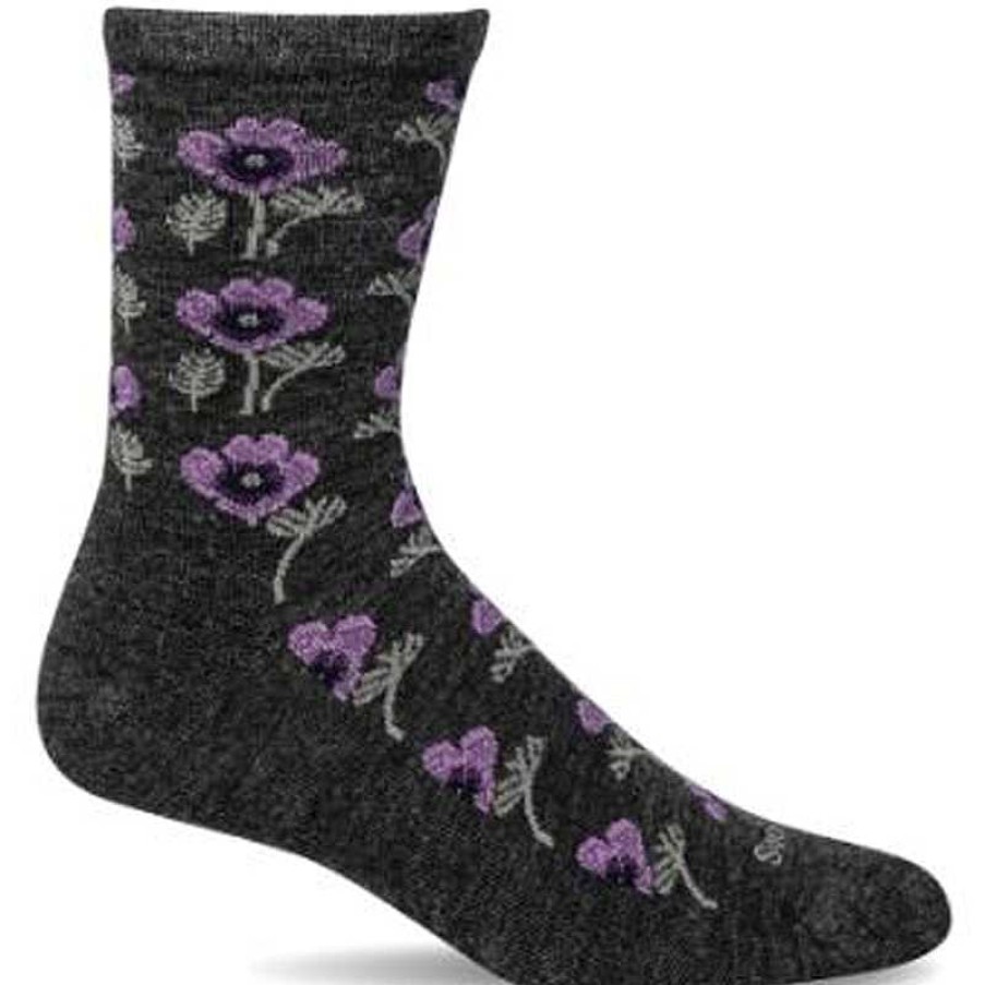 Accessories Sockwell | Women'S Sockwell Poppy Sock - Charcoal