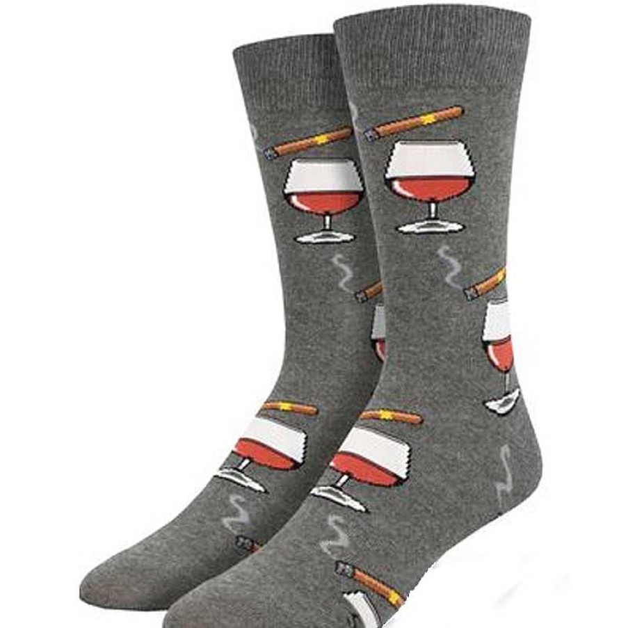 Accessories Socksmith | Socksmith Brandy Dandy Crew Socks - Gray Heather