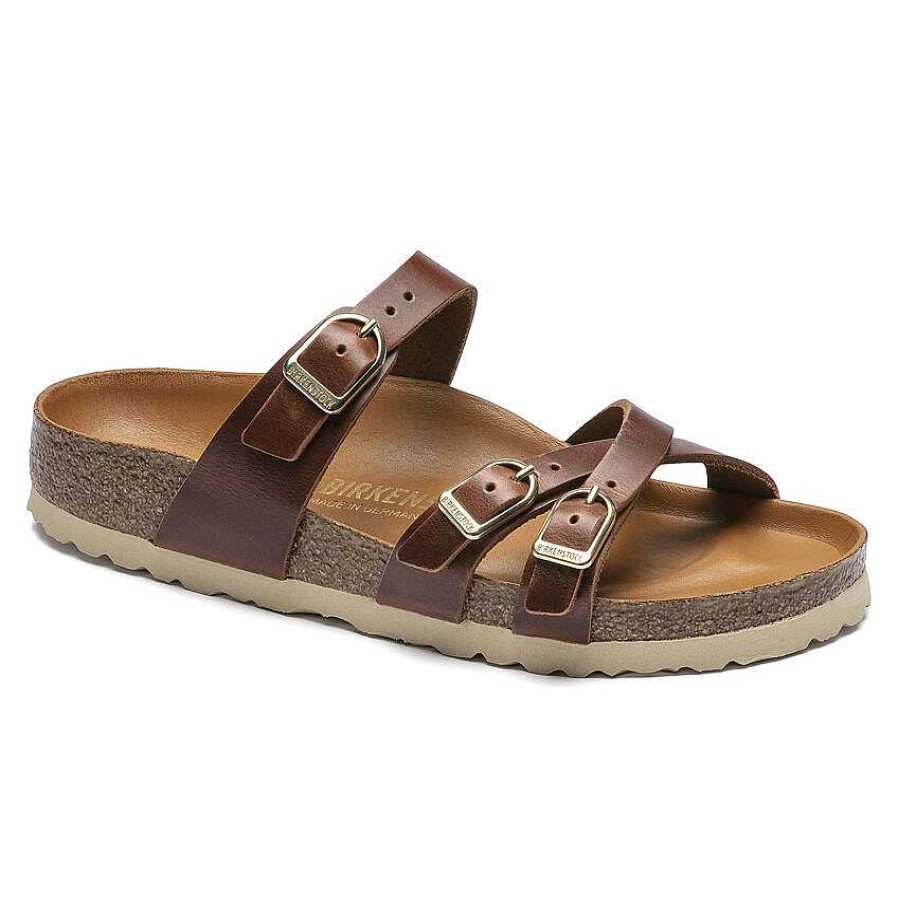 Women Birkenstock | Women'S Birkenstock Franca Hex - Cognac