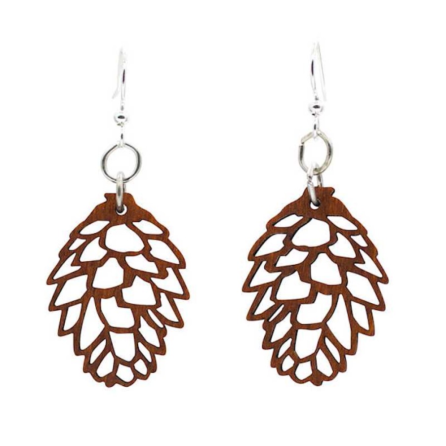 Accessories Green Tree Jewelry | Green Tree Jewelry Pine Cone Earrings