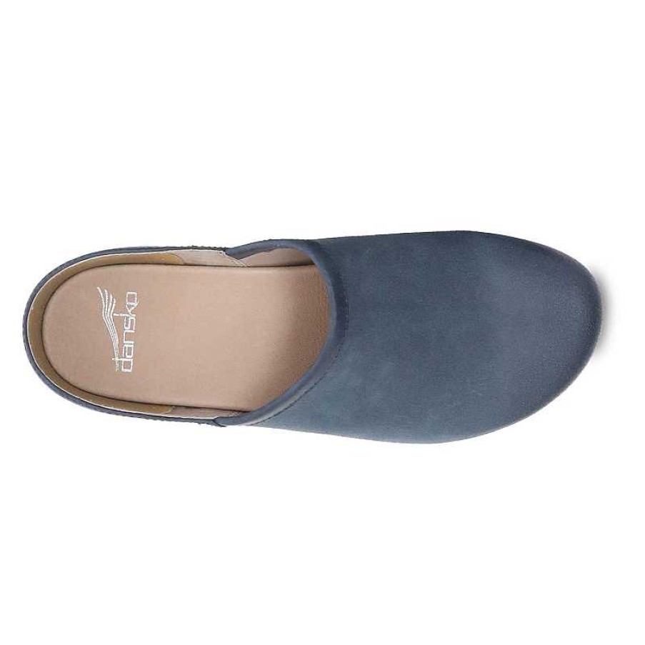 Women Dansko | Women'S Dansko Brenna - Navy Burnished Suede