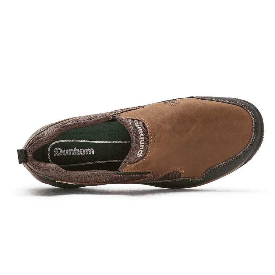 Men Dunham | Men'S Dunham Cloud Plus Slip-On - Brown