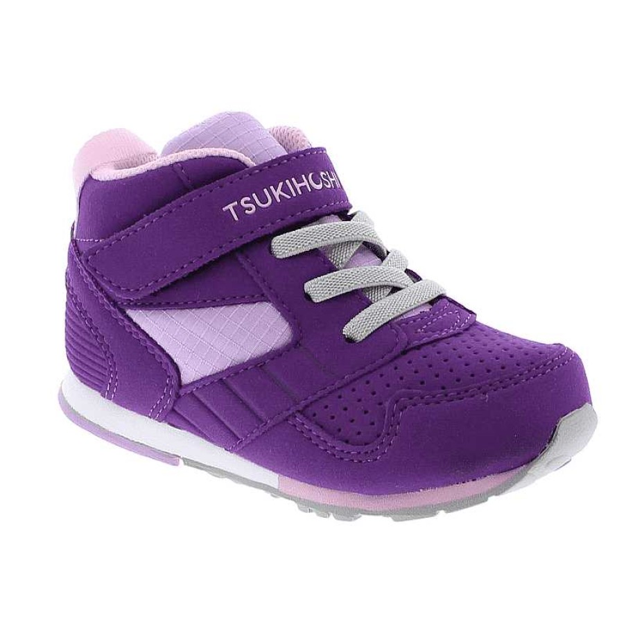 Kids Tsukihoshi | Kids' Tsukihoshi Racer-Mid Size 4-9 Purple/Pink