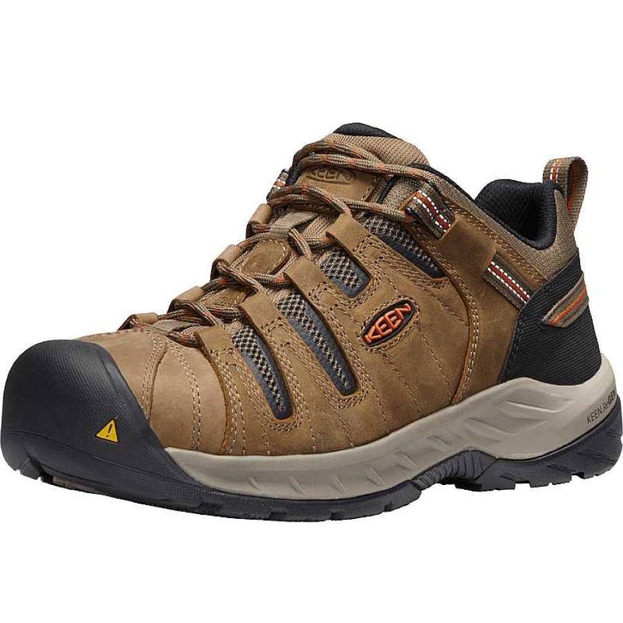 Men Keen Utility | Men'S Keen Utility Flint Ii(Steel Toe) - Shitake|Rust