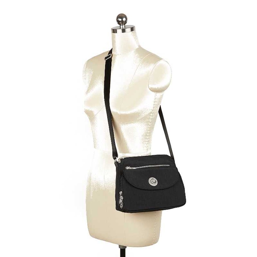 Accessories Baggallini | Baggallini Calais Crossbody Black