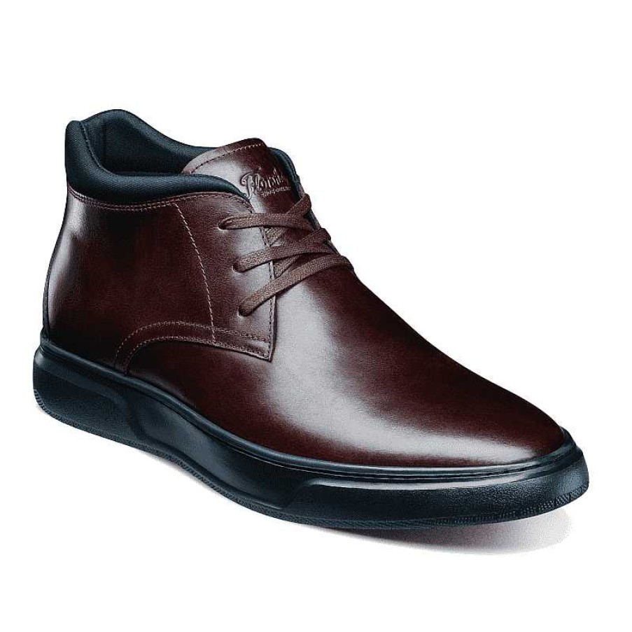 Men Florsheim | Men'S Florsheim Premier Plain Toe Chukka Boot - Brown Pull Up