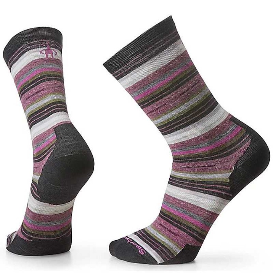 Accessories Smartwool | Smartwool Everyday Margarita Crew Socks - Black