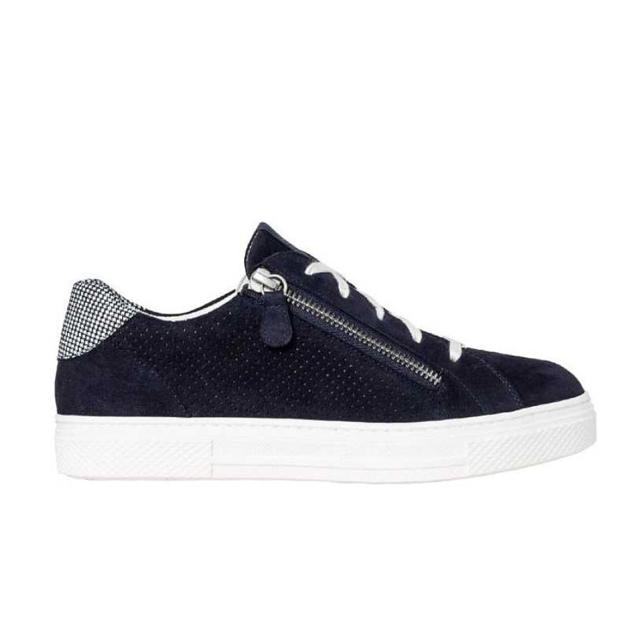 Women Hassia | Women'S Hassia Bilbao Zip Sneaker - Blue