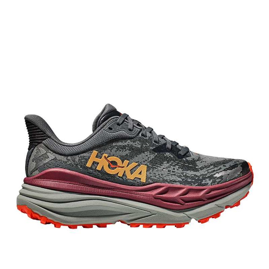 Men Hoka | Men'S Hoka Stinson Atr 7 - Castlerock/Cabernet