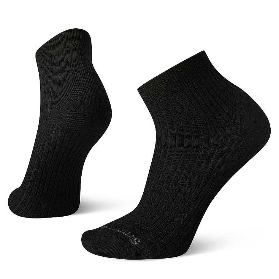 Accessories Smartwool | Smartwool Everyday Texture Mini Boot Socks - Black