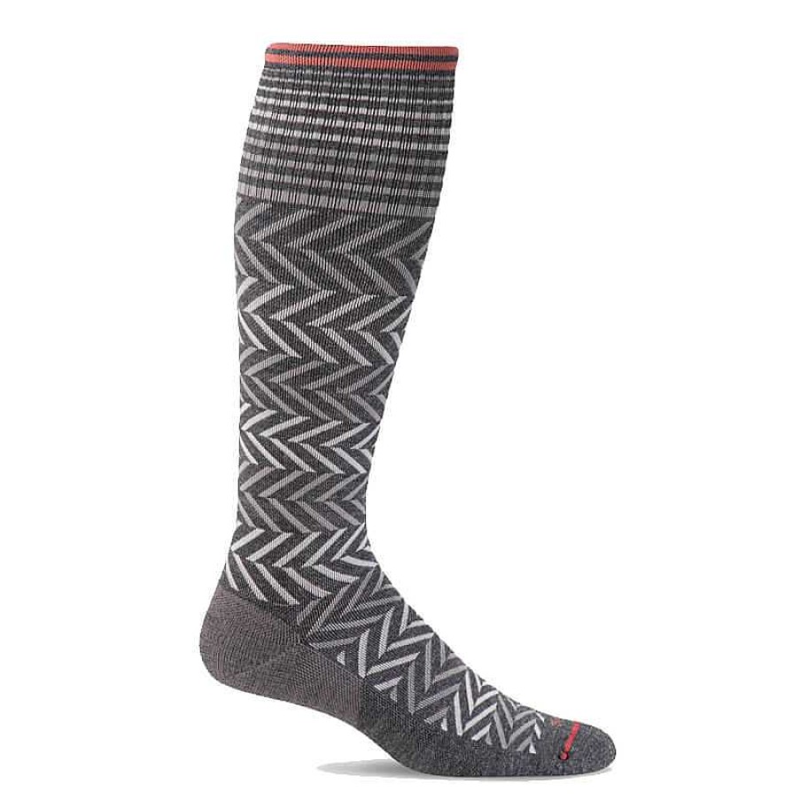 Accessories Sockwell | Women'S Sockwell Cheveron - Charcoal