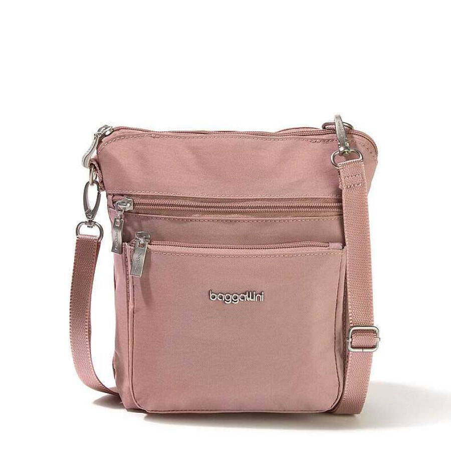 Accessories Baggallini | Baggallini Modern Pocket Crossbody Woodrose