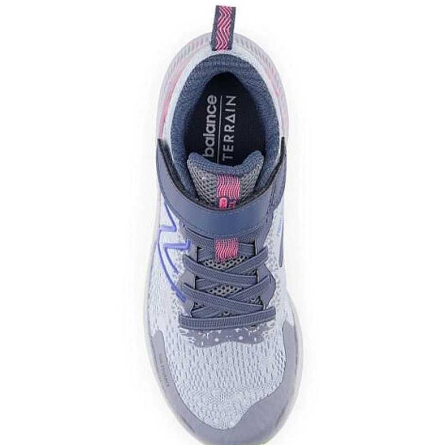 Kids New Balance | Kids' New Balance Dynasoft Nitrel V5 Bungee Lace - Starlight/Neon Pink/Bright Lapis