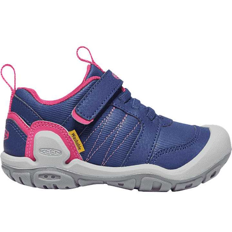 Kids Keen | Kids' Keen Knotch Peak C Size 8-13 - Blue Depths|Pink Peacock