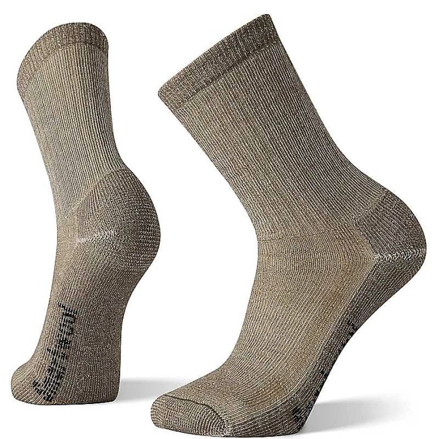 Accessories Smartwool | Men'S Smartwool Hike Classic Full Cushion Crew Socks - Taupe