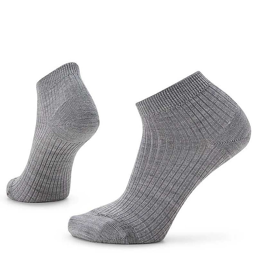 Accessories Smartwool | Women'S Smartwool Everyday Ankle Socks - Light Gray