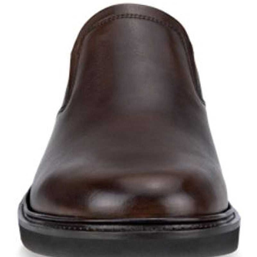 Men ECCO | Men'S Ecco Metropole London Slip-On Cocoa Brown