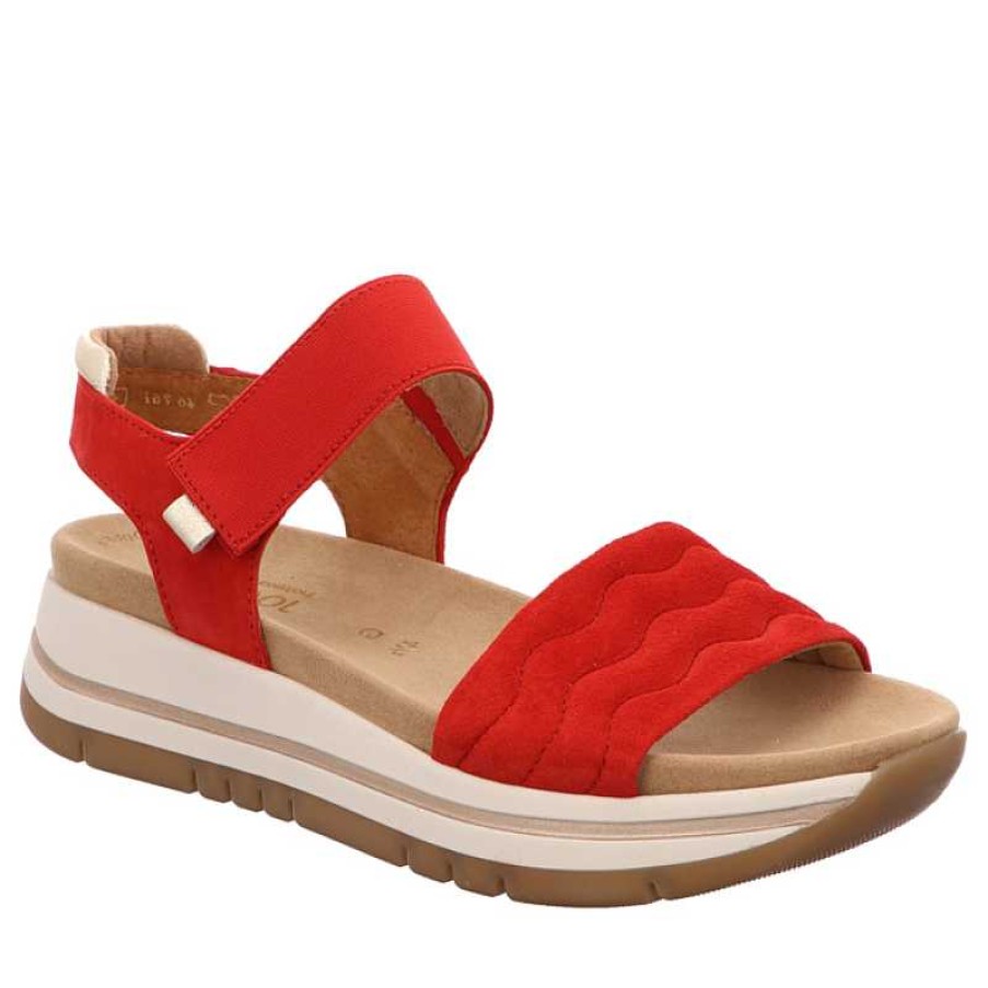 Women Gabor | Women'S Gabor 46.761-48 - Flame/Platino - Uk Sizing