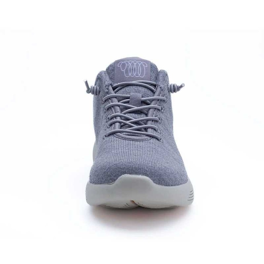 Women Woolloomooloo | Woolloomooloo Cheviot Wool Sneaker - Grey