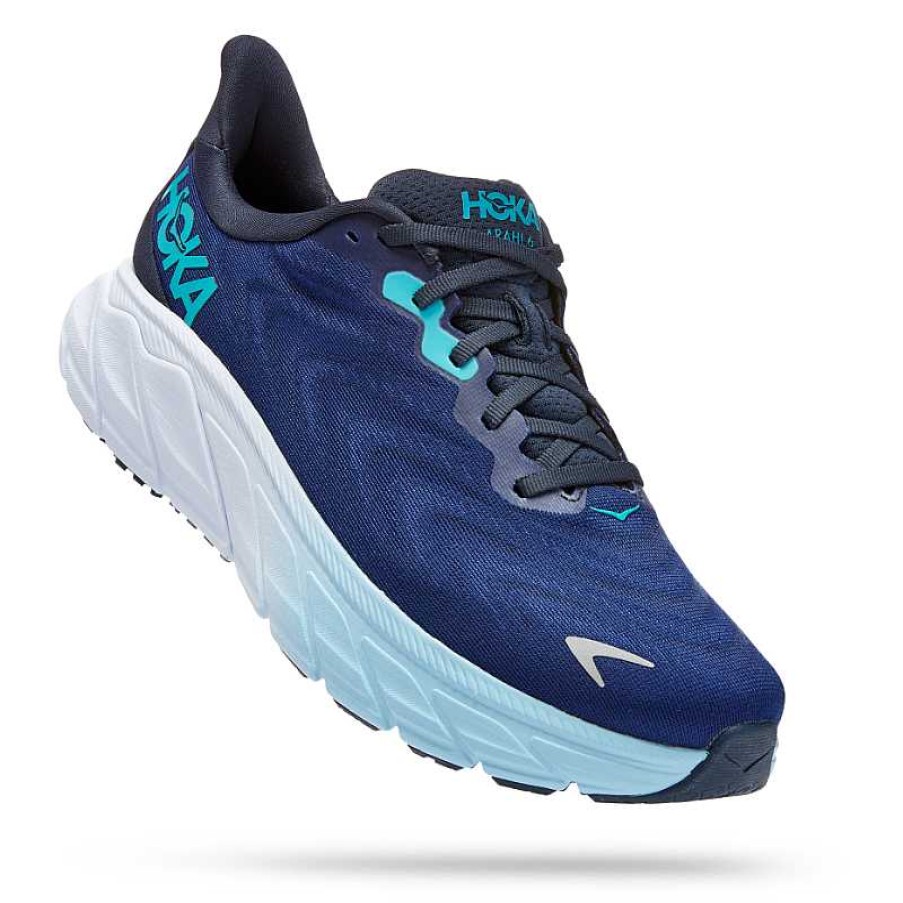 Men Hoka | Men'S Hoka Arahi 6 - Outer Space|Bellwether Blue (Osbb)