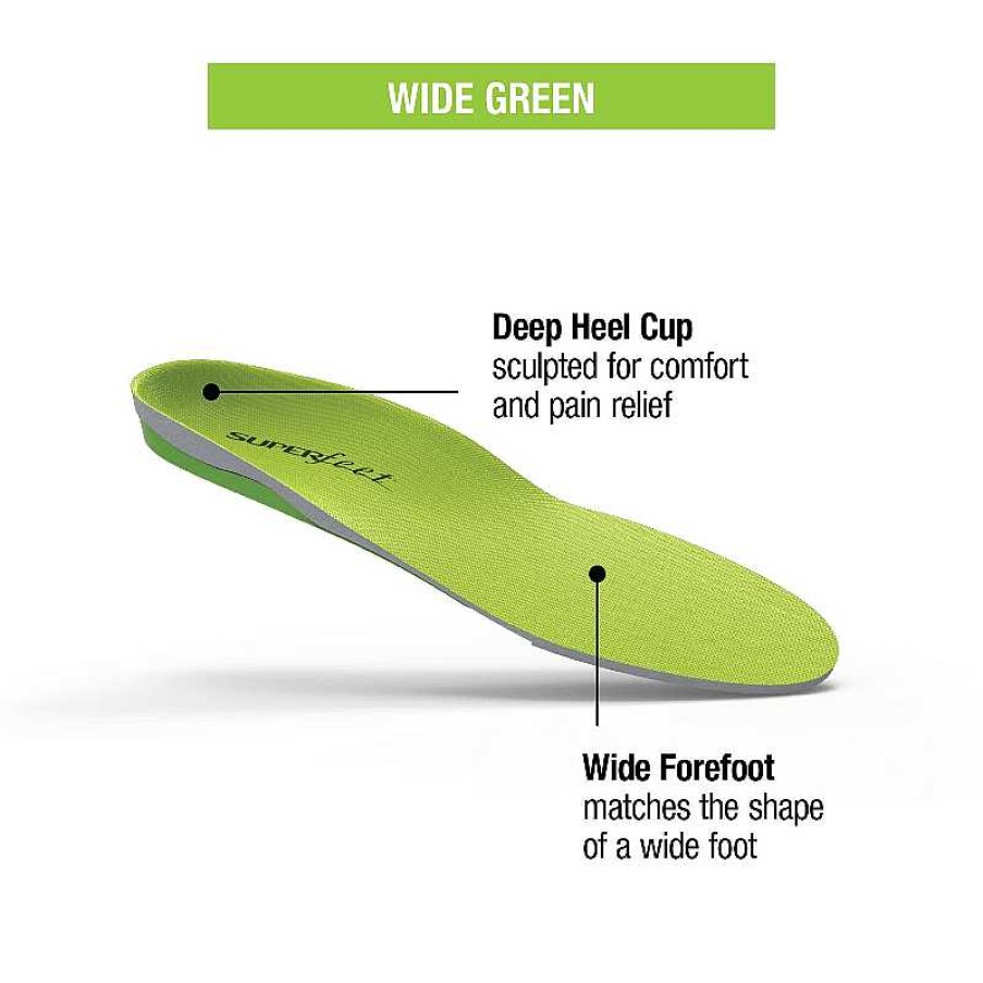 Accessories Superfeet | Superfeet Wide Green