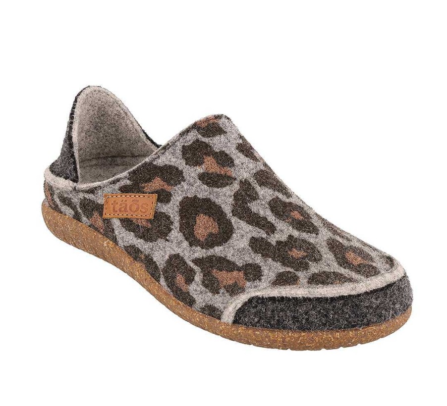 Women Taos | Women'S Taos Convertawool - Wool Leopard Charcoal