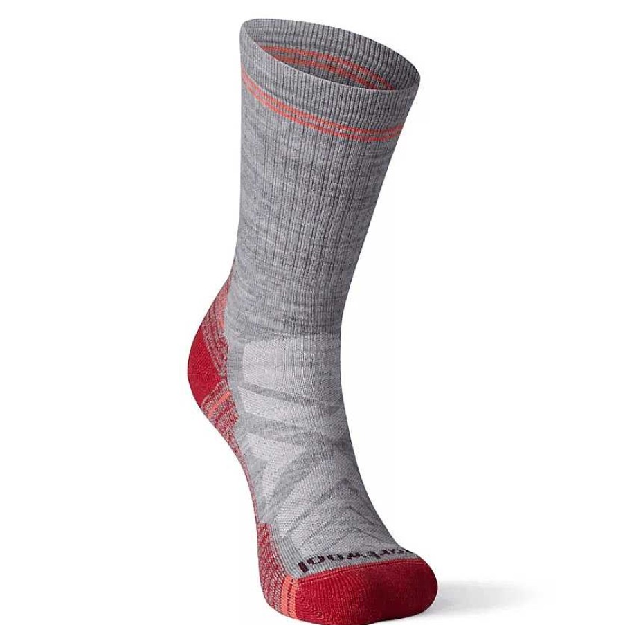 Accessories Smartwool | Women'S Smartwool Hike Light Cushion Crew Socks - Light Gray