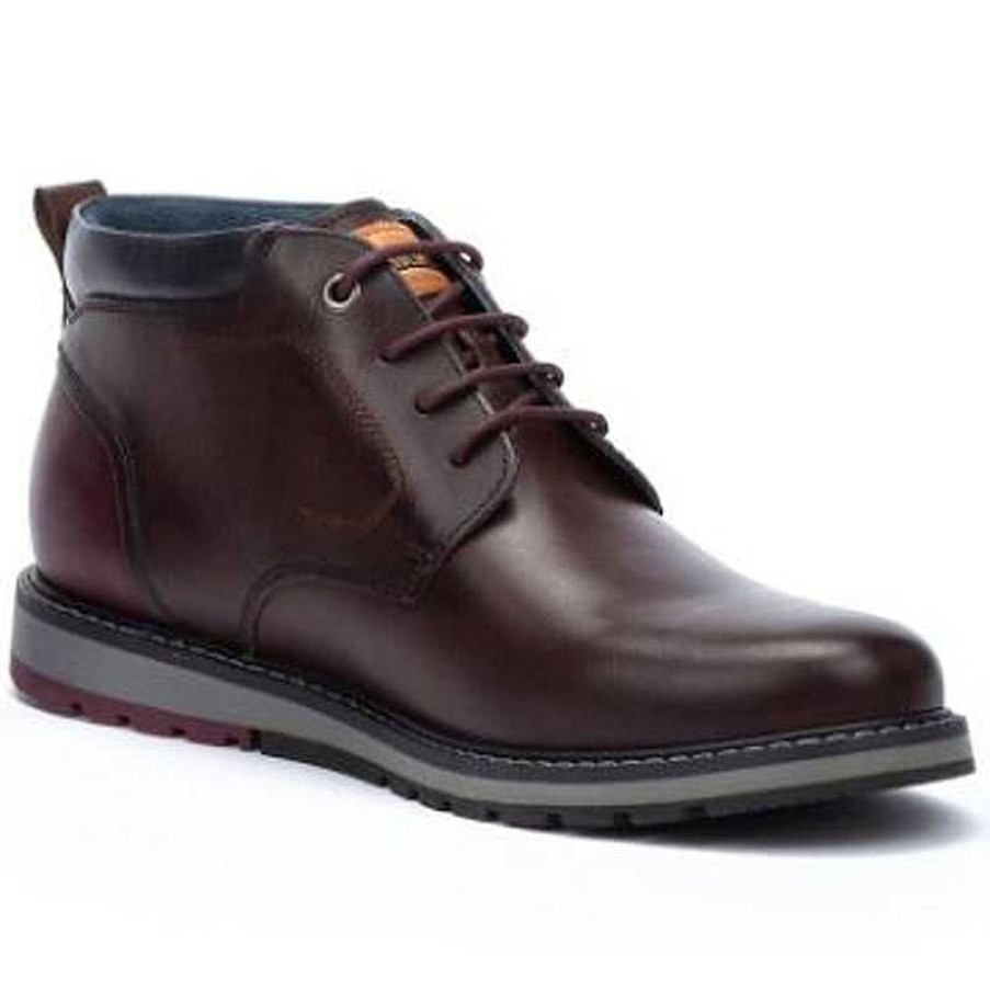 Men Pikolinos | Men'S Pikolinos Berna Lace-Up Ankle Boot - Olmo