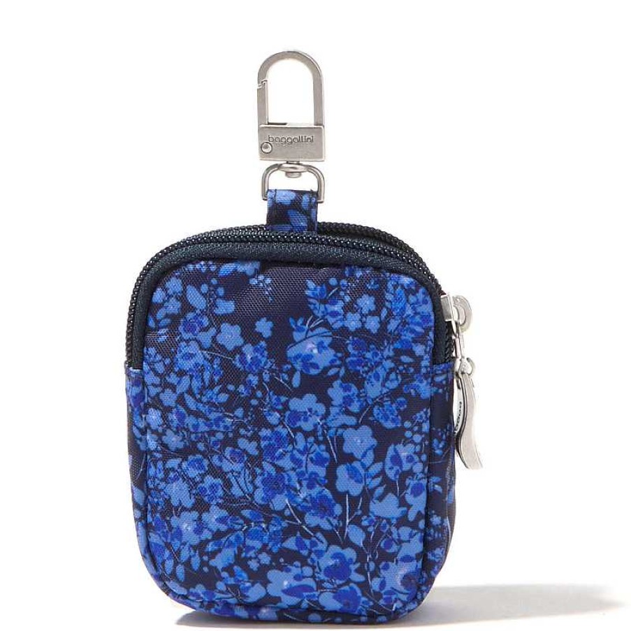 Accessories Baggallini | Baggallini On The Go Mini Pouch Ink Hydrangea