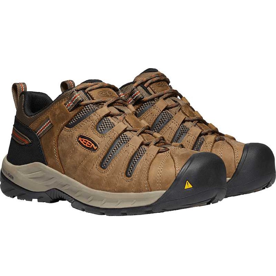 Men Keen Utility | Men'S Keen Utility Flint Ii(Steel Toe) - Shitake|Rust