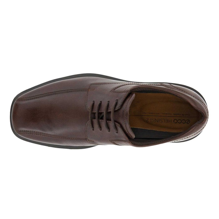 Men ECCO | Men'S Ecco Helsinki 2.0 Bike Toe Tie - Mink