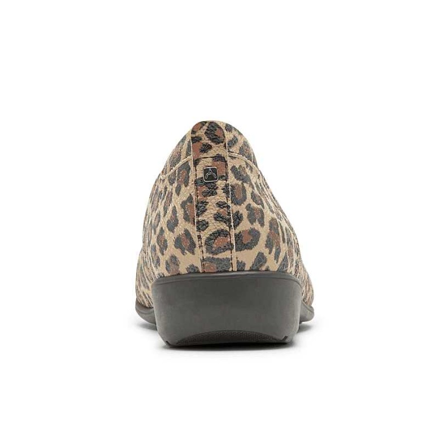 Women Aravon | Women'S Aravon Abbey Ballet - Leopard Print