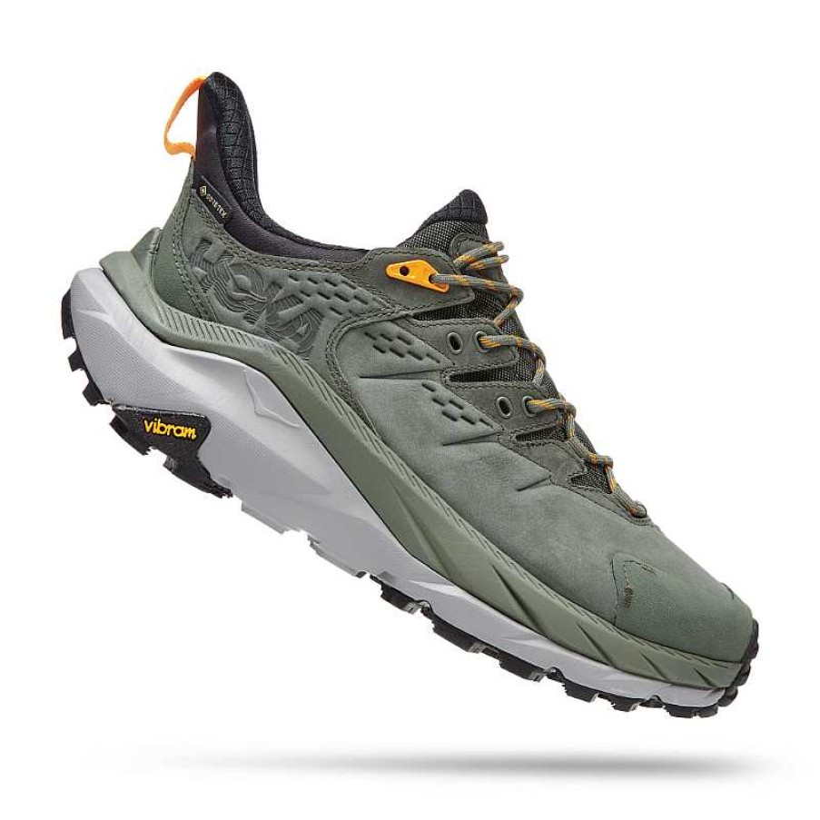 Men Hoka | Men'S Hoka Kaha 2 Low Gtx - Thyme|Radiant Yellow (Tryl)