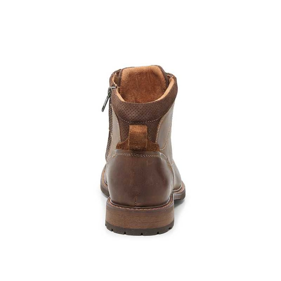 Men Florsheim | Men'S Florsheim Chalet Cap Toe Boot - Brown Crazy Horse