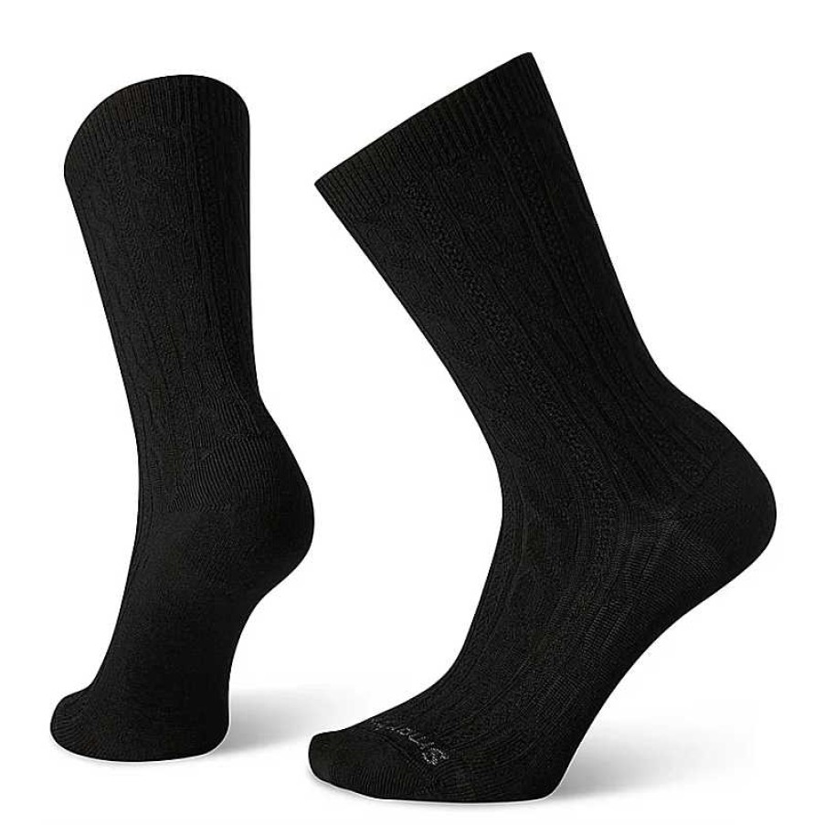 Accessories Smartwool | Smartwool Everyday Cable Crew Socks - Black