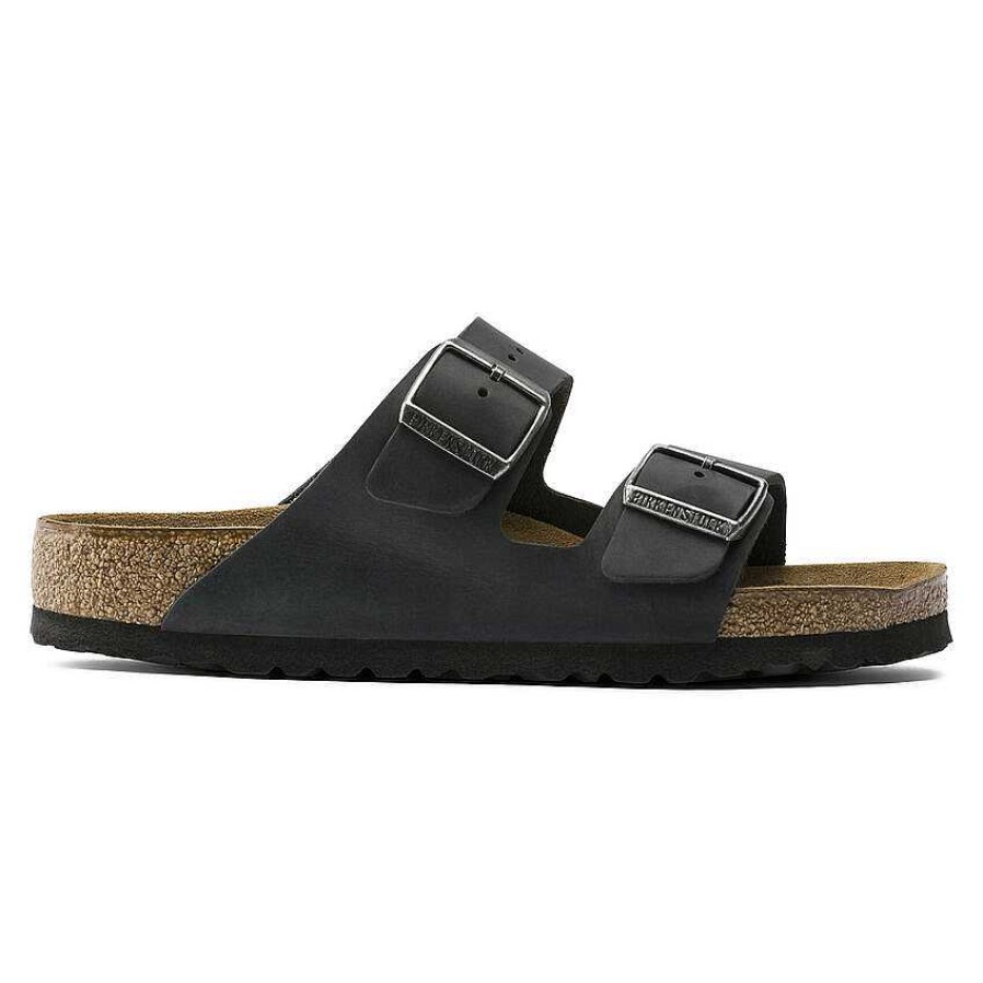 Men Birkenstock | Birkenstock Arizona Soft Footbed - Black