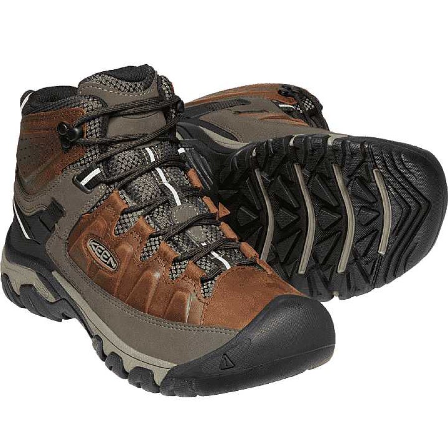 Men Keen | Men'S Keen Targhee Iii Mid Waterproof - Chestnut Mulch