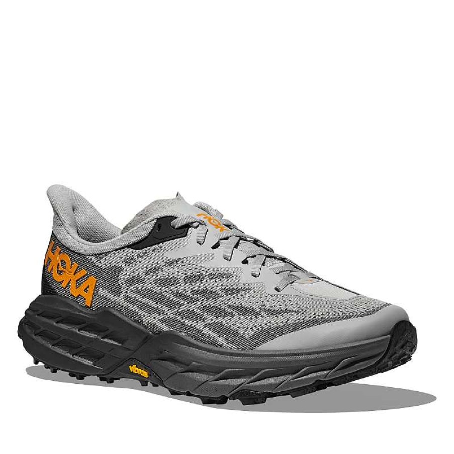 Men Hoka | Men'S Hoka Speedgoat 5 - Harbor Mist/Black (Hmbc)