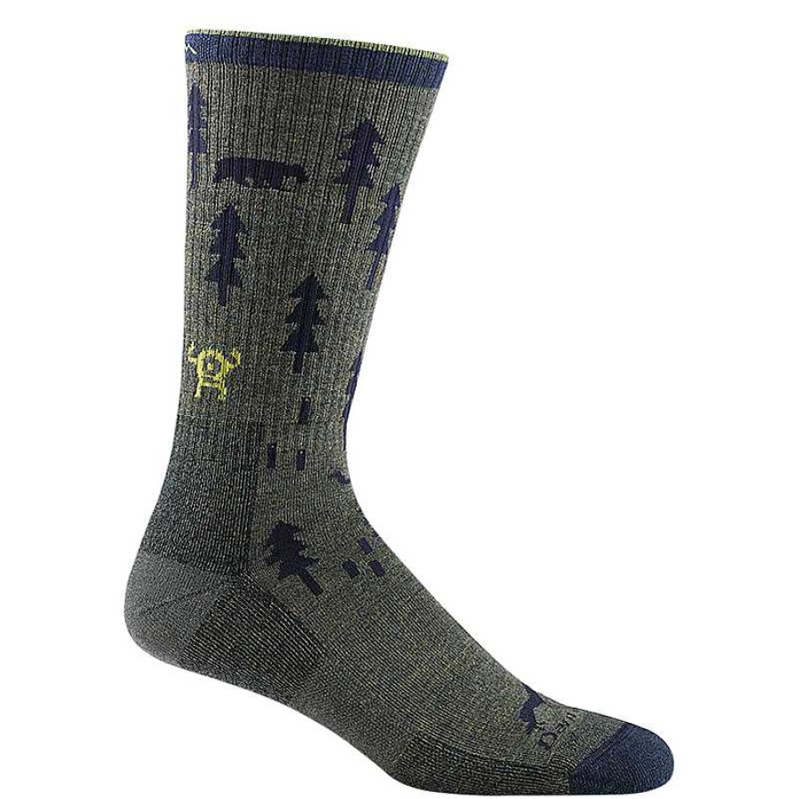 Accessories Darn Tough | Men'S Darn Tough Vermont Abc Boot Midweight Hiking Sock - Forest