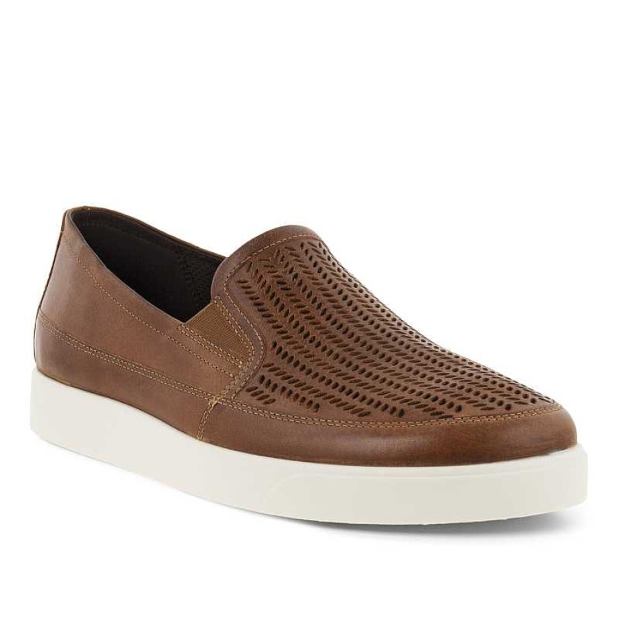 Men ECCO | Men'S Ecco Street Lite Summer Cashmere Nubuck