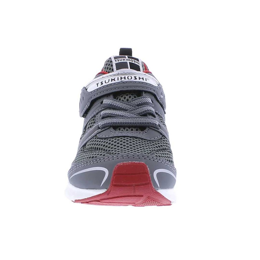 Kids Tsukihoshi | Kids' Tsukihoshi Velocity Sizes 10.5-3.5 - Grey/Red