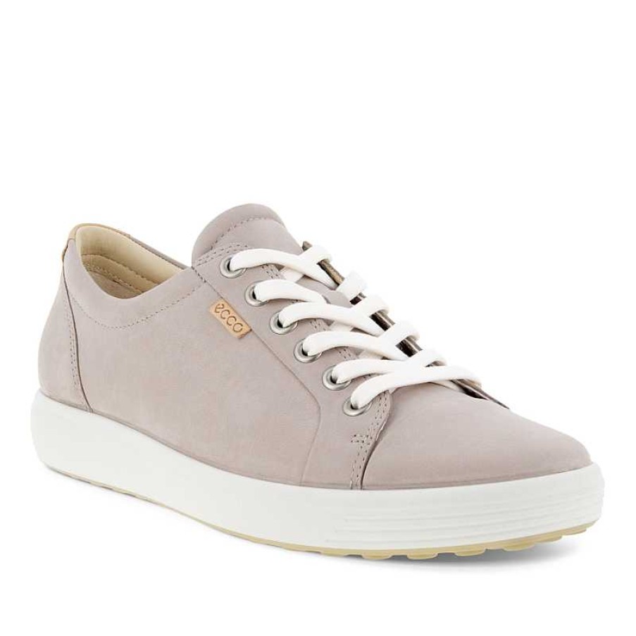 Women ECCO | Women'S Ecco Soft 7 Sneaker - Grey Rose Nubuck