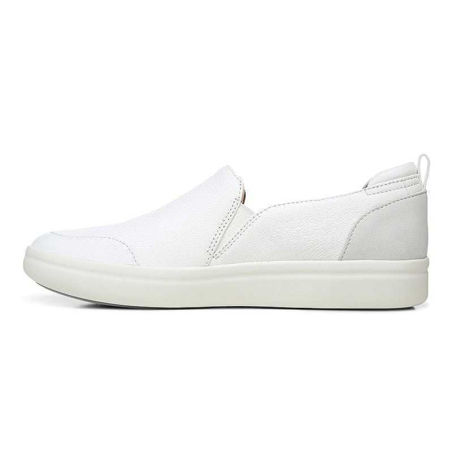 Women Vionic | Women'S Vionic Penelope Leather Slip-On Sneaker - White