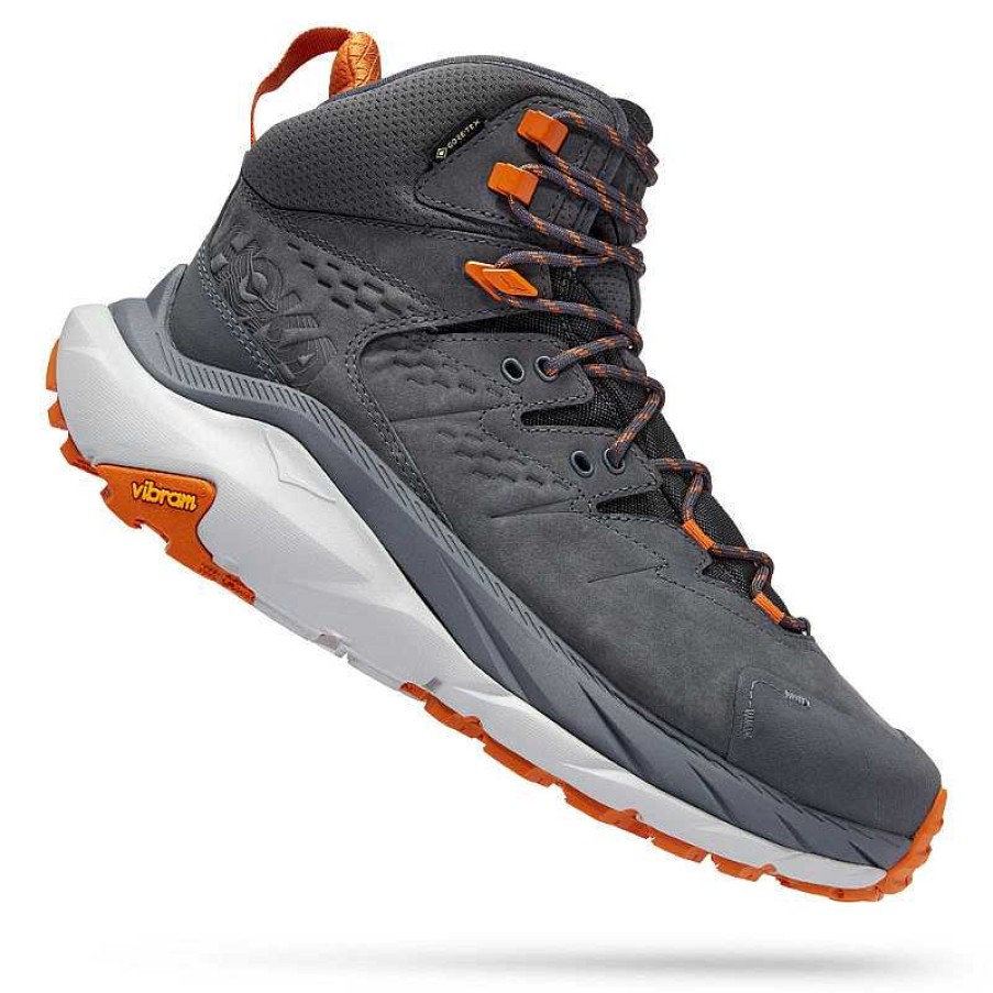 Men Hoka | Men'S Hoka Kaha 2 Gtx - Castlerock/Harbor Mist (Chms)