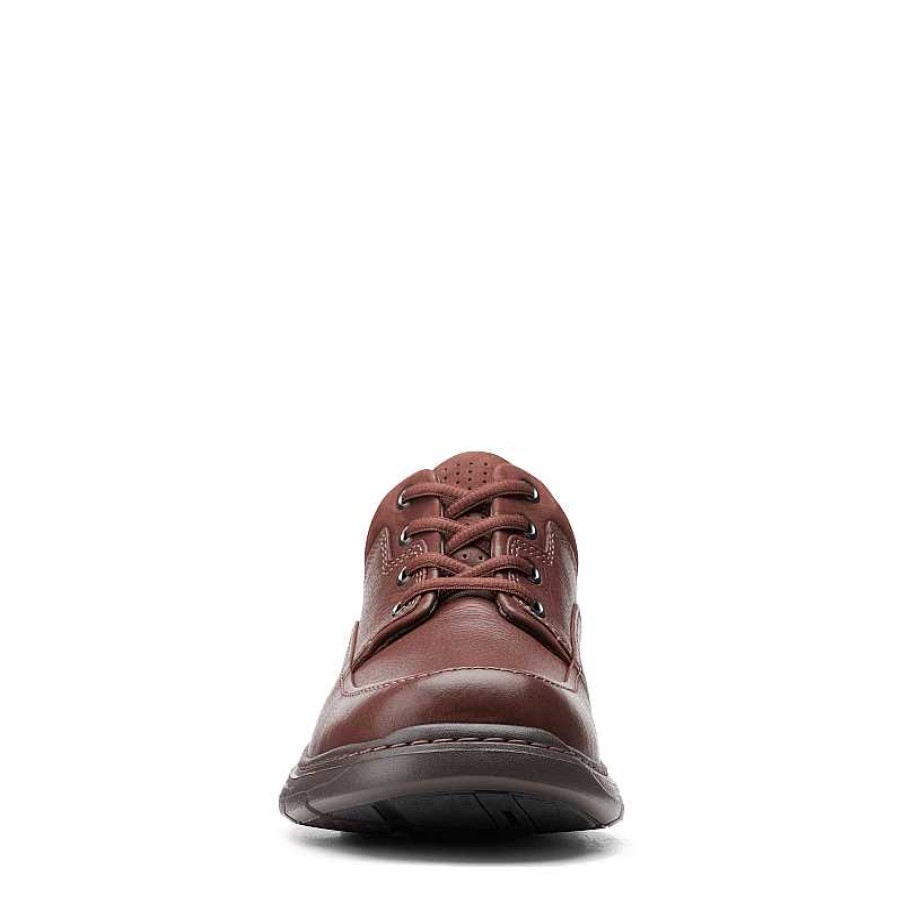 Men Clarks | Men'S Clarks Un Brawley Lace - Mahogany