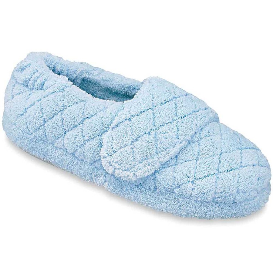 Women Acorn Slippers | Women'S Acorn Spa Wrap Slipper Powder Blue