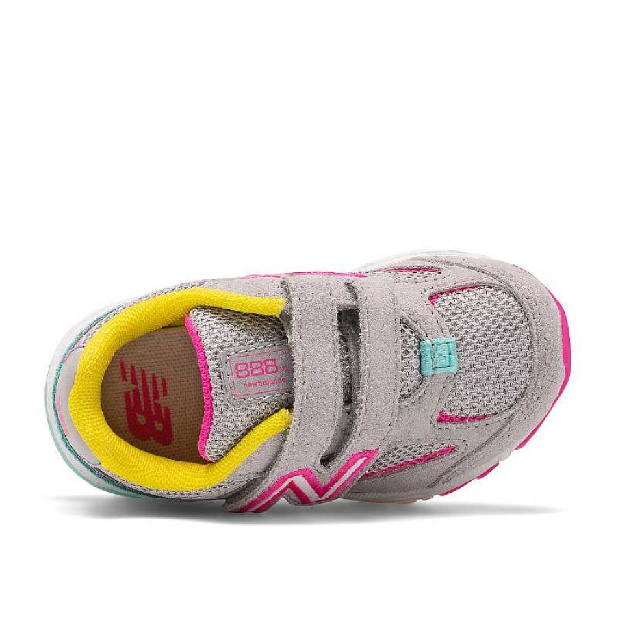 Kids New Balance | Kids' New Balance 888V2 Toddler - Grey/Rainbow