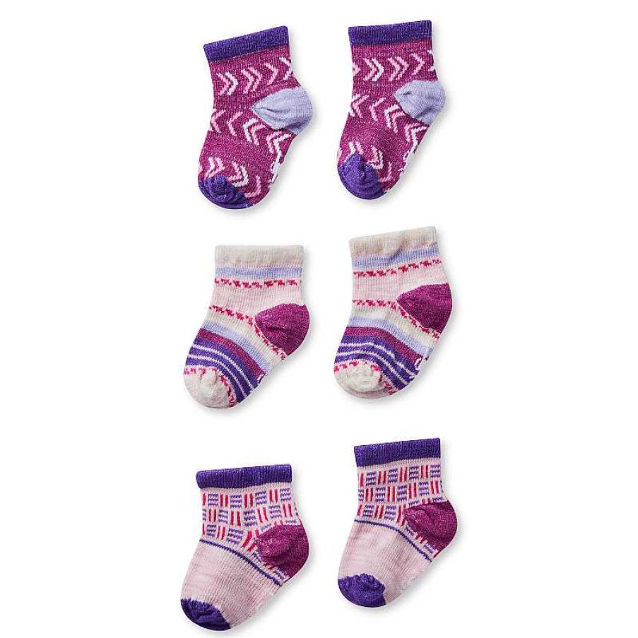 Kids Smartwool | Smartwool Baby Bootie Batch - Pink Nectar